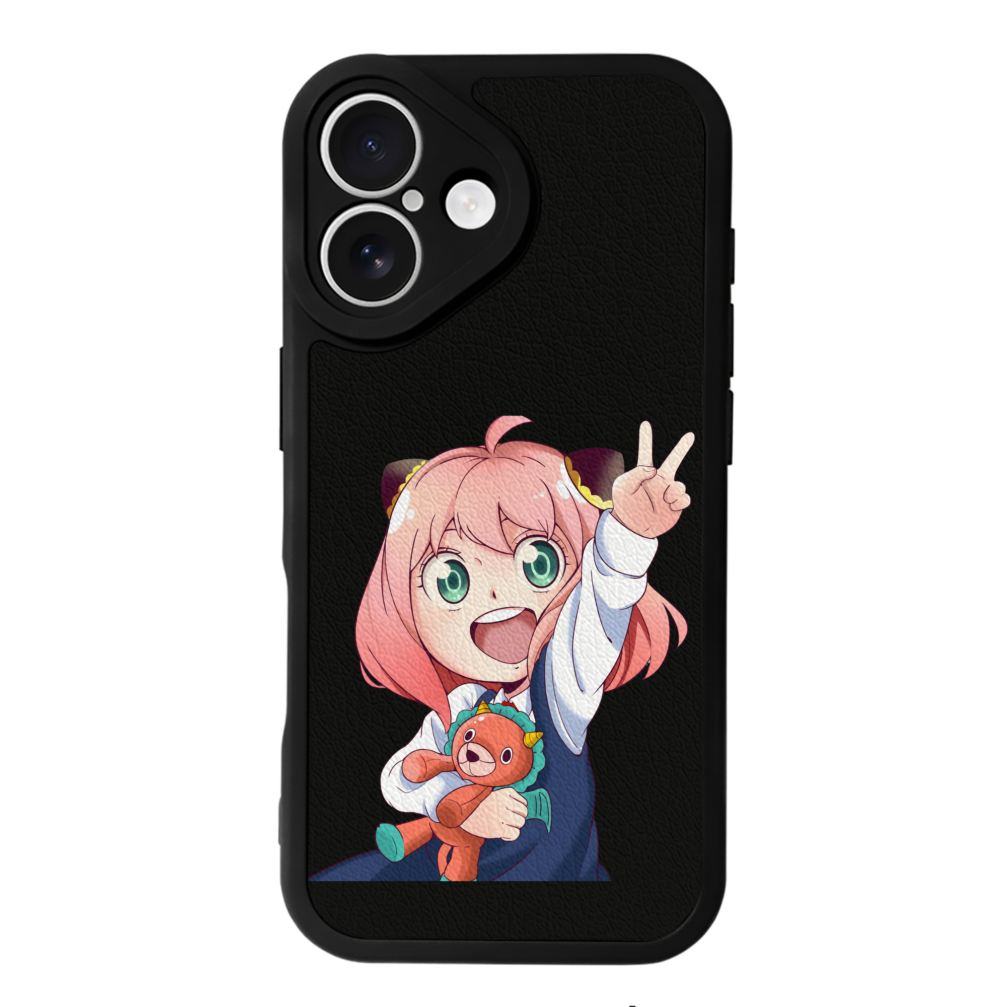 （画像用） SPY×FAMILY间谍家家酒 【iPhone 16シリーズ対応】シリコンスマホケース（レザー調） 材質：シリコン